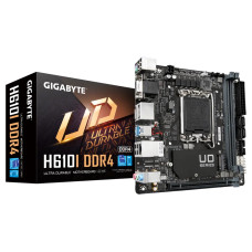 Материнская плата Gigabyte H610I DDR4 (LGA1700, Intel H610, 2xDDR4 DIMM, mini-ITX) [H610I DDR4]