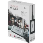 Внешний жесткий диск SSD 1Тб Kingston XS2000 (2000/2000 Мб/с, USB 3.2 Gen 2 Type-C, внешний)