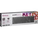 Клавиатура DEFENDER Accent SB-720 Black USB (102кл)