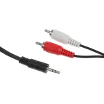 Кабель аудио Ningbo (2хRCA (m), Jack 3.5 (m), 3м)