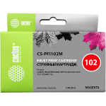 Чернильный картридж Cactus CS-PFI102M (пурпурный; 130стр; IP iPF500, iPF600, iPF700, MFP M40, iPF765, LP17, LP24)