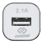 Зарядное устройство DIGMA DGCC-1U-2.1A-WG (2,1А)