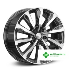Скад Астер R18/8J PCD 5x115 ET 43 ЦО 70,2 черный с полированной лицевой поверхностью [4101505]