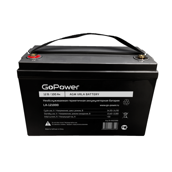 Батарея GoPower LA-121000 (12В, 100Ач)