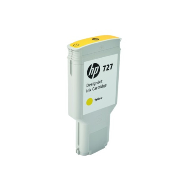 Картридж HP 727 (желтый; 300стр; 300мл; DJ T1500, T1530, T2530, T920, T930)