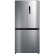 Холодильник Korting KNFM 81787 X (No Frost, A, 3-камерный, Side by Side, объем 450:297/153л, инверторный компрессор, 83,3x177,5x65,5см, серебристый)