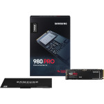 Жесткий диск SSD 250Гб Samsung 980 Pro (M.2, 6400/2700 Мб/с, 600000 IOPS, PCI-E, 512Мб, для ноутбука и настольного компьютера)