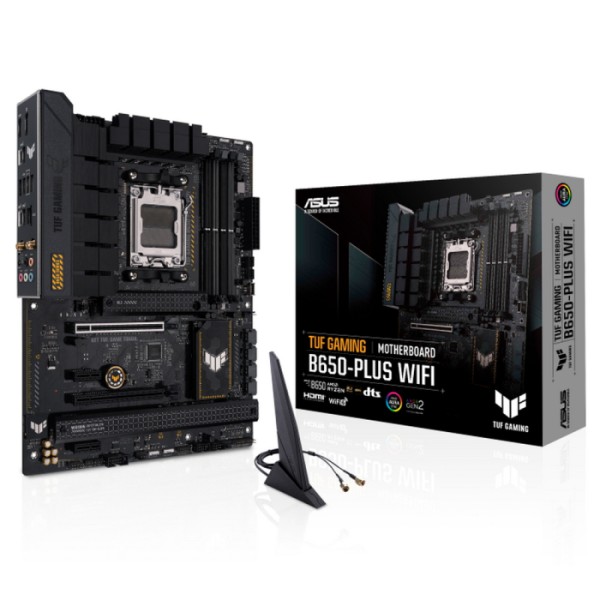 Материнская плата ASUS TUF GAMING B650-PLUS WIFI (AM5, AMD B650, xDDR5 DIMM, ATX, RAID SATA: 0,1,10)