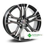 RST R029 R19/8.5J PCD 5x120 ET 30 ЦО 66,1 черный с полированной лицевой поверхностью