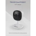 Камера видеонаблюдения Trassir TR-W2C1 (IP, внутренняя, кубическая, 2Мп, 2.8-2.8мм, 1920x1080, 25кадр/с)