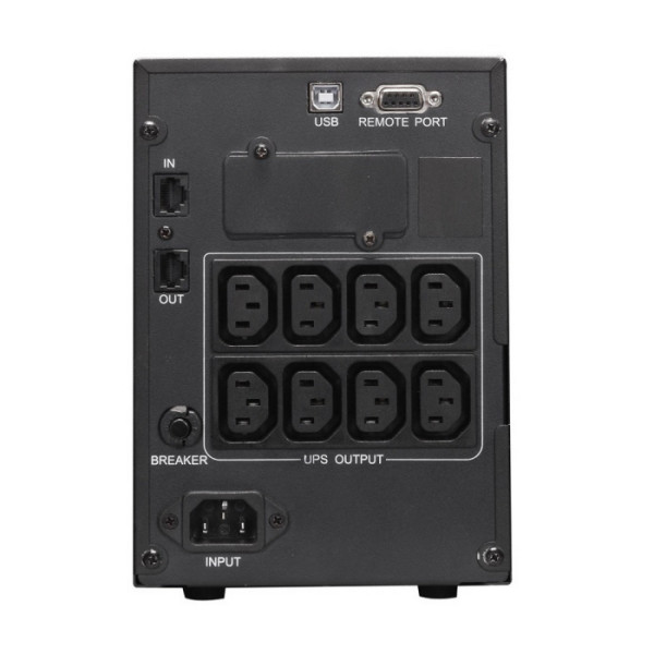 ИБП Powercom Smart King Pro+ SPT-1500-II LCD (интерактивный, 1500ВА, 1200Вт, 8xIEC 320 C13 (компьютерный))
