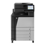 МФУ HP Color LaserJet Enterprise flow MFP M880z (лазерная, цветная, A3, 1536Мб, 46стр/м, 1200x1200dpi, авт.дуплекс, 200'000стр в мес, RJ-45, USB)