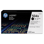 Тонер-картридж HP 504X (черный; 21000стр; CLJ CP3525, CM3530)