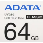 Накопитель USB ADATA AUV250-64G-RBK