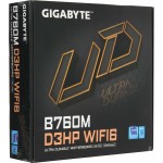 Материнская плата Gigabyte B760M D3HP WIFI6 (SocketLGA1700, 4xDDR5, microATX, RAID SATA: 0,1,15,5)
