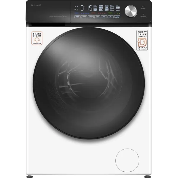 Стиральная машина Weissgauff WM 45126 Steam Direct Drive(59.5x85x44.5см, фронтальная, макс:6кг, 1200об/мин, белый)