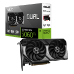 Видеокарта GeForce RTX 5060 Ti 2602МГц 8Гб ASUS DUAL OC (GDDR7, 128бит, 1xHDMI, 3xDP)