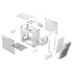 Корпус Fractal Design Torrent Nano RGB White TG Clear Tint (1x180мм)
