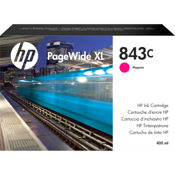 Картридж HP 843C (пурпурный; 400мл; PageWide XL 5000, 4x000)