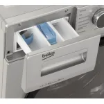 Стиральная машина Beko WSPE7H616S(фронтальная средняя, класс стирки/отжима/э.потребления: A/B/A , макс: 7,5кг, 1200 об/мин, инвертер, 59.6x84x45см, серебристый)