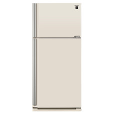 Холодильник Sharp SJ-XE55PMBE (No Frost, A++, 2-камерный, объем 536:388/148л, инверторный компрессор, 80x175x73,5см, бежевый) [SJXE55PMBE]