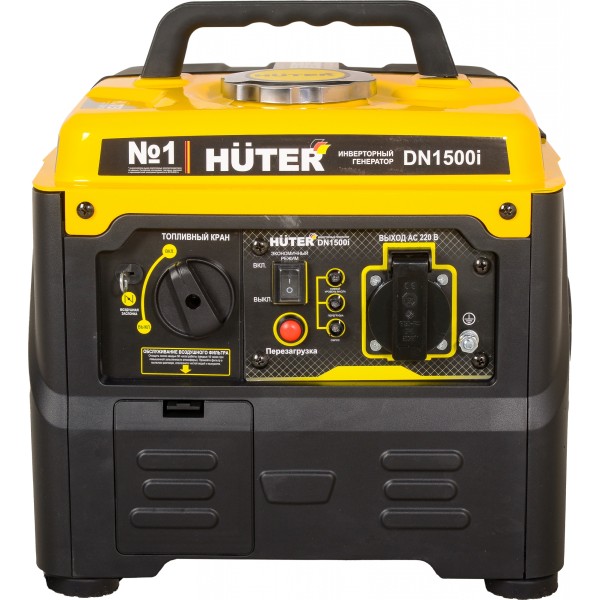 Электрогенератор Huter DN1500i (бензиновый, однофазный, инвертор, 1,2/1,1кВт, непр.работа 6ч)