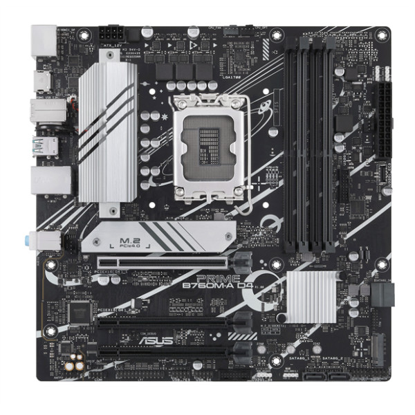 Материнская плата ASUS PRIME B760M-A D4-CSM (LGA1700, Intel B760, xDDR4 DIMM, microATX, RAID SATA: 0,1,10,5)