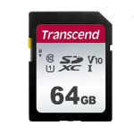 Карта памяти SDXC 64Гб Transcend (Class 10, 100Мб/с, UHS-I U1, без адаптера)