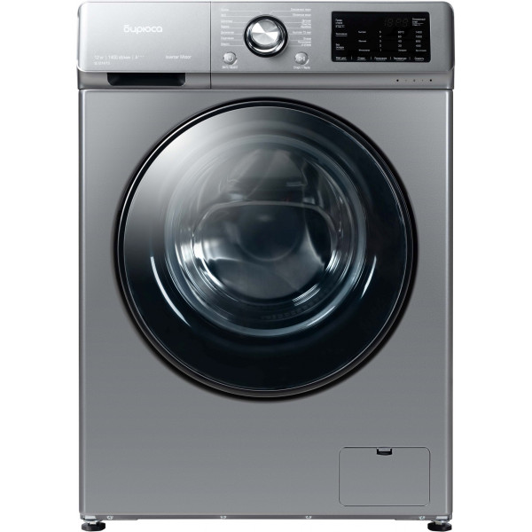 Стиральная машина Бирюса WM-SL1214/15 M(59.5x85x64см, фронтальная, макс:12кг, 1400об/мин, защита от протечек, серебристый)