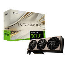 Видеокарта GeForce RTX 5070 Ti 2497МГц 16Гб MSI (GDDR7, 256бит) [RTX 5070 Ti 16G INSPIRE 3X OC]