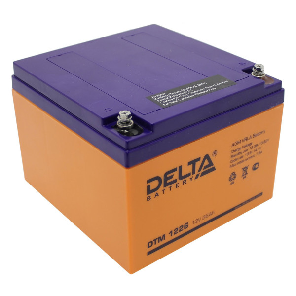 Батарея Delta DTM 1226 (12В, 26Ач)