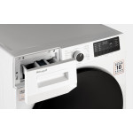 Стиральная машина Weissgauff WM 61210 DC Inverter Steam(60x84x59см, фронтальная, макс:10,5кг, 1200об/мин, защита от протечек, белый)