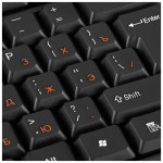 Клавиатура Oklick 100 M Standard Keyboard Black USB (классическая мембранная, 107кл)