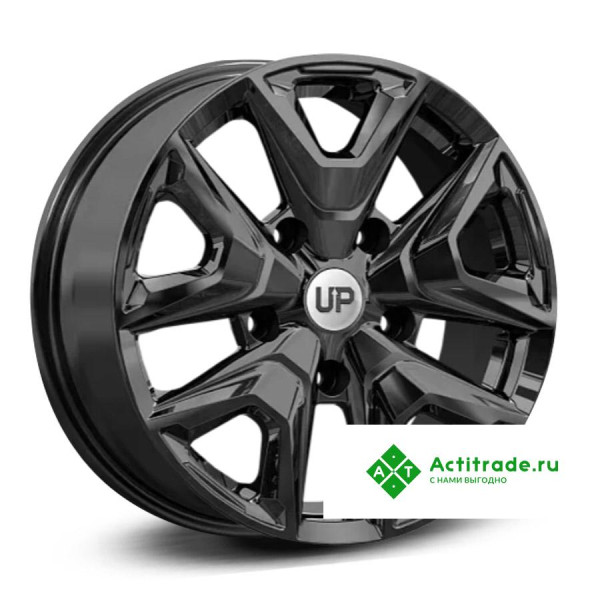 Wheels UP Up119 R16/6.5J PCD 5x139,7 ET 40 ЦО 98 черный глянцевый