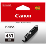 Картридж Canon CLI-451BK (черный; 337стр; 7мл; Pixma iP7240, MG6340, MG5440)