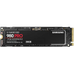 Жесткий диск SSD 250Гб Samsung 980 Pro (M.2, 6400/2700 Мб/с, 600000 IOPS, PCI-E, 512Мб, для ноутбука и настольного компьютера)