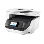 МФУ HP OfficeJet Pro 8730 (струйная, цветная, A4, 512Мб, 24стр/м, 1200x600dpi, авт.дуплекс, RJ-45, USB, Wi-Fi)