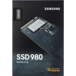 Жесткий диск SSD 500Гб Samsung 980 (M.2, 3100/2600 Мб/с, 470000 IOPS, PCI-E, для ноутбука и настольного компьютера)