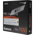 Материнская плата MSI PRO B650M-B (AM5, AMD B650, 2xDDR5 DIMM, RAID SATA: 0,1,10)