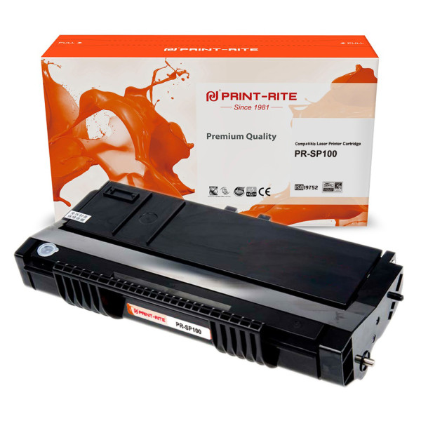 Тонер-картридж Print-Rite PR-SP101E (оригинальный номер: SP100; черный; 2000стр; SP100, 100SU, 100SF)