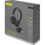 Гарнитура Jabra Evolve2 75 MS Stereo (оголовье, беспроводное/с проводом, накладные, USB Type-A, Microsoft Teams)