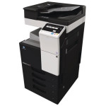 МФУ Konica Minolta bizhub 287 (лазерная, черно-белая, A3, 2048Мб, 28стр/м, 1800x600dpi, авт.дуплекс, 13'000стр в мес, RJ-45, USB)