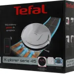 Робот-пылесос Tefal X-Plorer Serie 45 RG8227WH (сухая, контейнер, пылесборник: 0.44л)