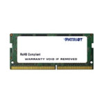 Память SO-DIMM DDR4 4Гб 2400МГц Patriot Memory (19200Мб/с, CL17, 260-pin, 1.2 В)