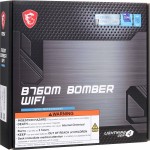 Материнская плата MSI B760M BOMBER WIFI (SocketLGA1700, 2xDDR5, microATX, RAID SATA: 0,1,15,5)