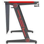 Письменный Cactus CS-GTZ-BK-CARBON-RED