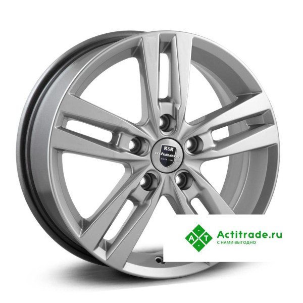 КиК Rassvet KC868 R16/6.5J PCD 5x114,3 ET 38 ЦО 67,1 насыщенный серебристый