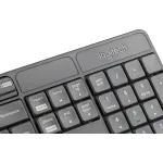 Клавиатура и мышь Logitech MK235 Wireless Keyboard and Mouse Black USB (классическая мембранная, 101кл, светодиодная, кнопок 2, 1000dpi)