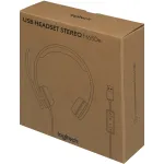 Гарнитура Logitech USB Headset Stereo H650e (оголовье, с проводом, накладные, USB Type-A, 120г)