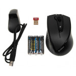 Клавиатура и мышь A4Tech 9300F Black USB (радиоканал, классическая мембранная, 114кл, светодиодная, кнопок 5, 2000dpi)